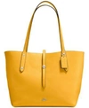 COACH COACH Market Tote in Polished Pebble Leather