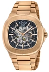 GV2 GV2 Automatic Men's Potente Rose Gold Bracelet Skeletal Watch