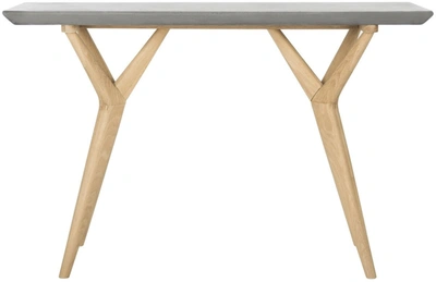Safavieh Ragna Indoor/outdoor Modern Concrete 29.92-inch H Console In Grey