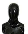 Dolce & Gabbana Black Fur Neck Collar Wrap Lambskin Scarf In Black