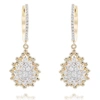 Diana M. Diamond Earrings In Gold