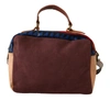 Ebarrito Multicolor Genuine Leather Shoulder Strap Messenger Bag In Red