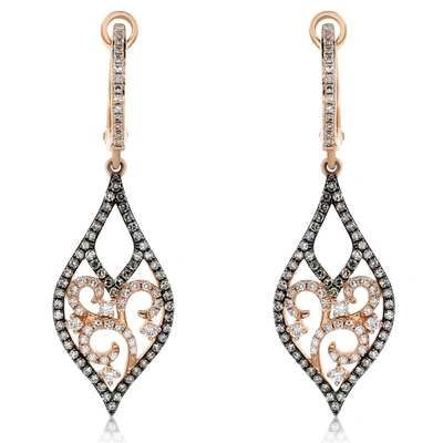 Diana M. Diamond Earrings In Gold