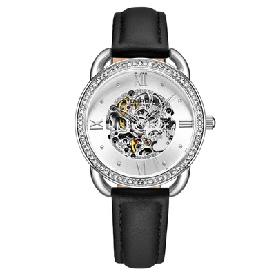 Stuhrling Original 3992 Automatic 36mm Skeleton In Silver