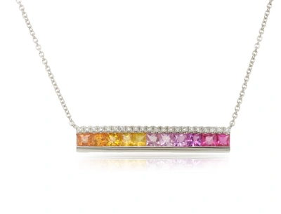 Diana M. Diamond Necklace In Multi