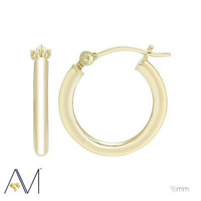 Ballstudz 14k Gold Lightweight 2mm Hoop Earrings