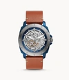 FOSSIL MEN'S PRIVATEER SPORT AUTOMATIC, BLUE-TONE STAINLESS STEEL WATCH