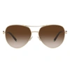 Tiffany & Co Tf 3083b 60213b Womens Aviator Sunglasses In Gold