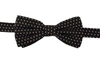 DOLCE & GABBANA Dolce & Gabbana  Polka Dot 100% Silk Neck Papillon Men's Tie