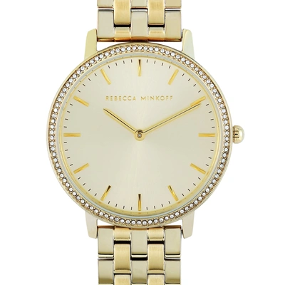 Rebecca Minkoff Major Gold-tone Watch 2200348 In Gold / Gold Tone