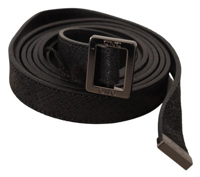 COSTUME NATIONAL LEATHER METAL BUCKLE WAIST WOMEN'S BELT