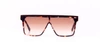 FUBU FRAMES FUBU Frames Stuyvesant Brown Flat Top Sunglasses