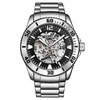 Stuhrling Original Regatta Antilles 3963 Automatic 44mm Diver In Silver