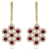 Diana M. Diamond Earrings In Gold