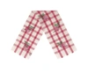 Gucci Unisex Off White Wool Plaid Rose Print Scarf Muffler 481896 9274 In Multi