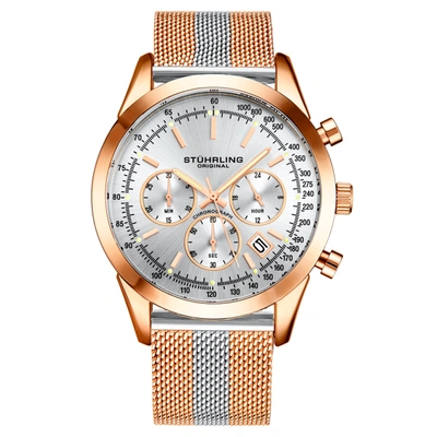Stuhrling Original Preston Quartz 44mm Chronograph In Multi