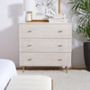 Safavieh Genevieve Cream 3-drawer Dresser In Beige