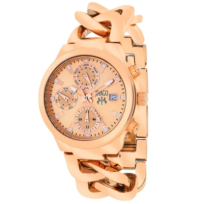 Jivago Women's Rose Gold Dial Watch In Beige