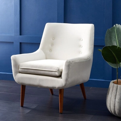 Safavieh Amina Accent Chair In Creme