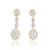 Diana M. Diamond Earrings In Gold