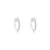 Diana M. Diamond Earrings In White
