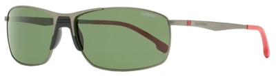 Carrera Men's Sport Sunglasses Ca8039s R80uc Dark Ruthenium/red 60mm In Green