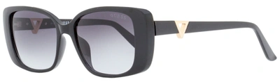 Guess Women's Rectangular Sunglasses Gu7631 01b Black 53mm