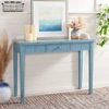 Safavieh Beale Console With Storage Drawer In Blue