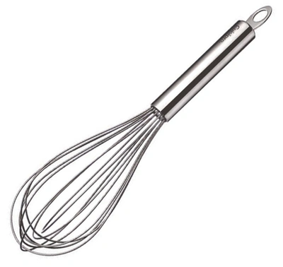 Cuisipro 12 Inch Stainless Steel Balloon Whisk Ball Solid Handle In Silver