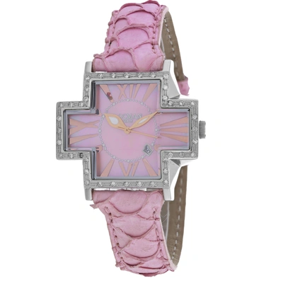 Locman Women's Italy Plus Mother Of Pearl Dial Watch In Gold Tone / Mop / Mother Of Pearl / Pink / Rose / Rose Gold Tone