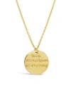 Sterling Forever 14k Gold Vermeil Mom, My Best Friend Pendant Necklace