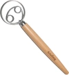 Frieling Wood And Stainless Batter And Dough Whisk For Mixing Bread Dough, 13-inch, Natural In Silver
