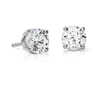 Suzy Levian 14k White Gold Classic Four-prong 1/2cttw Diamond Stud Earrings In White