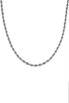 Stephen Oliver Silver Twist Chain Necklace
