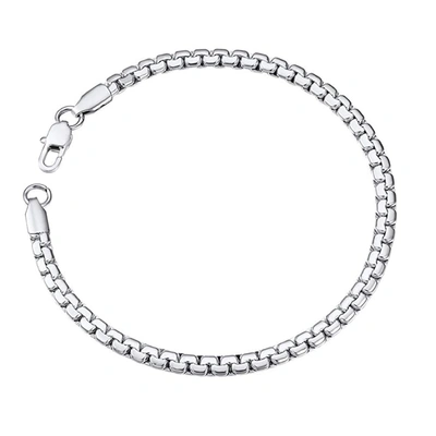 Stephen Oliver Silver Box Link Bracelet