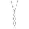 Vir Jewels 1/10 Cttw Lab Grown Diamond Pendant Necklace .925 Sterling Silver 1/5 Inch With 18 Inch Chain In Silver