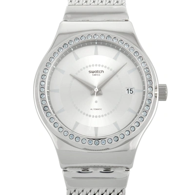 Swatch System Stalac Automatic Watch Yis406ga In White