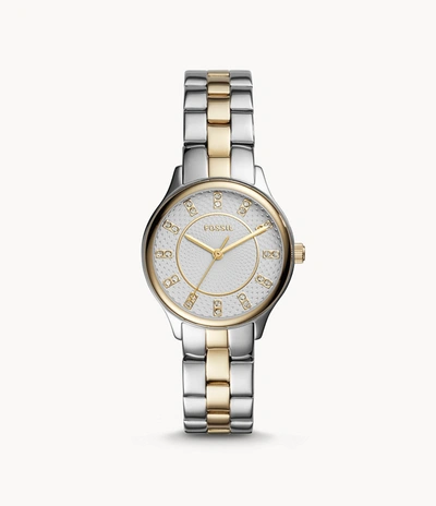 FOSSIL WOMEN'S MODERN SOPHISTICATE THREE-HAND, TWO-TONE STAINLESS STEEL WATCH