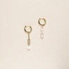 Joey Baby Aki Earrings In Beige