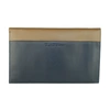 Cavalli Class Sleek Blue And Beige Leather Wallet In Beige