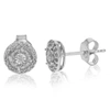 Vir Jewels 1/4 Cttw Round Lab Grown Diamond .925 Sterling Silver Stud Earrings Prong Set In Silver