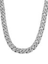 Stephen Oliver Silver Cz Link Necklace