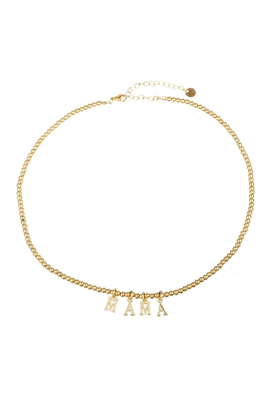 Eye Candy La Luxe Collection Cz Tally Necklace In Gold