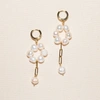 Joey Baby Kiki Earrings In Beige