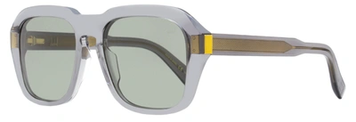 Dunhill Men's Caine Sunglasses Du0001o 005 Transparent Gray 54mm In Purple