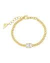 Sterling Forever Harper Bracelet In Gold