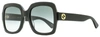 GUCCI Gucci Women's Square Sunglasses GG0036SN 001 Black 54mm