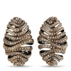 De Grisogono 18k Rose Gold 7.42 Ct Diamond Earrings In Gold