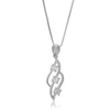 Vir Jewels 1/6 Cttw Lab Grown Diamond Pendant Necklace .925 Sterling Silver For Women 1/4 Inch With 18 Inch Cha In Silver