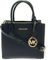 Michael Kors Mercer Medium Messenger Bag In Black